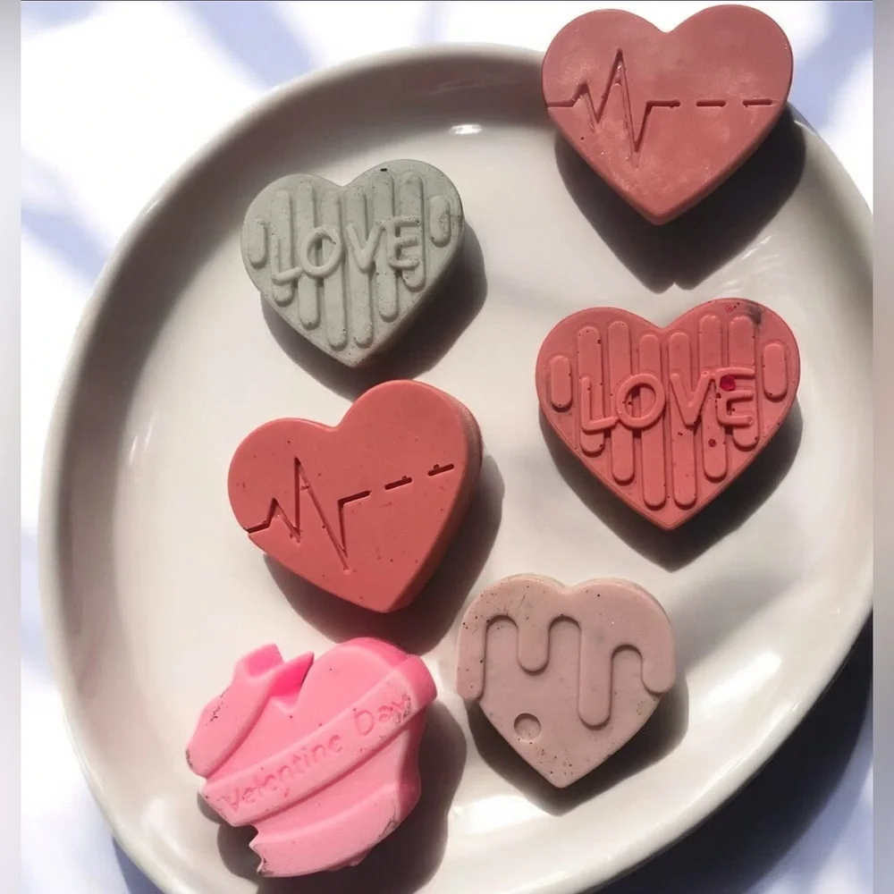 6 set handmade soap samples 1.5x1.5 inch 2oz each can be your choice of scents